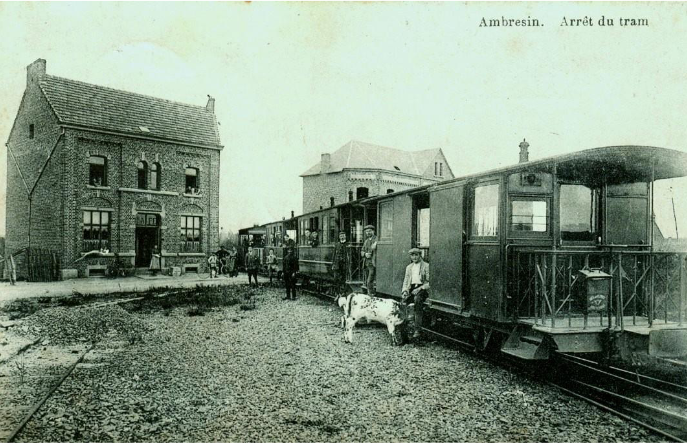 Ambresin : la gare et le terminus